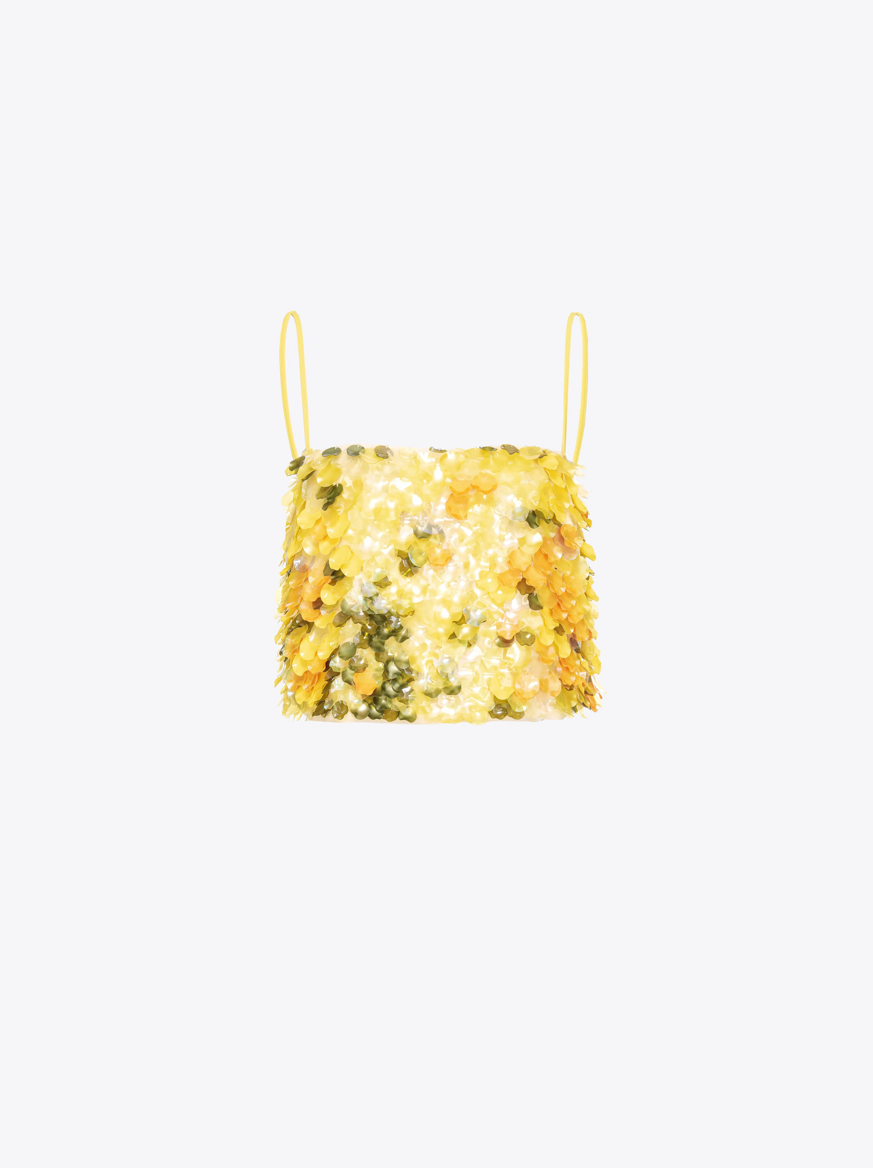 Top à paillettes ondulées | Multicolore
