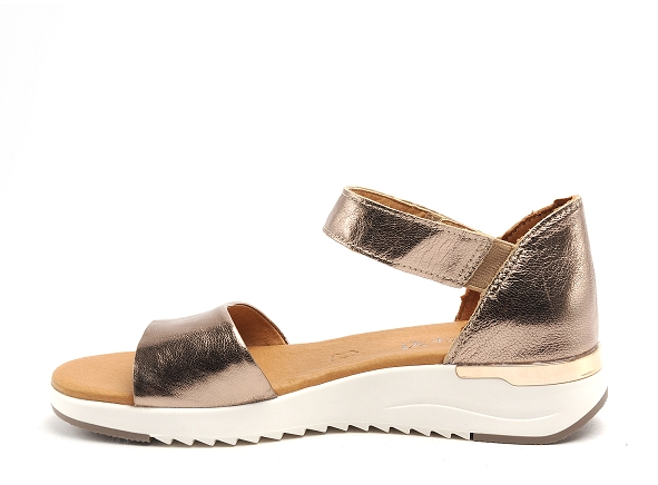 Caprice nu pieds plats femme 28706 bronze