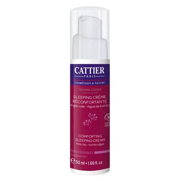 Creme Noturno Cattier Argila Rosa, Conforto e Aconchego, 50ml