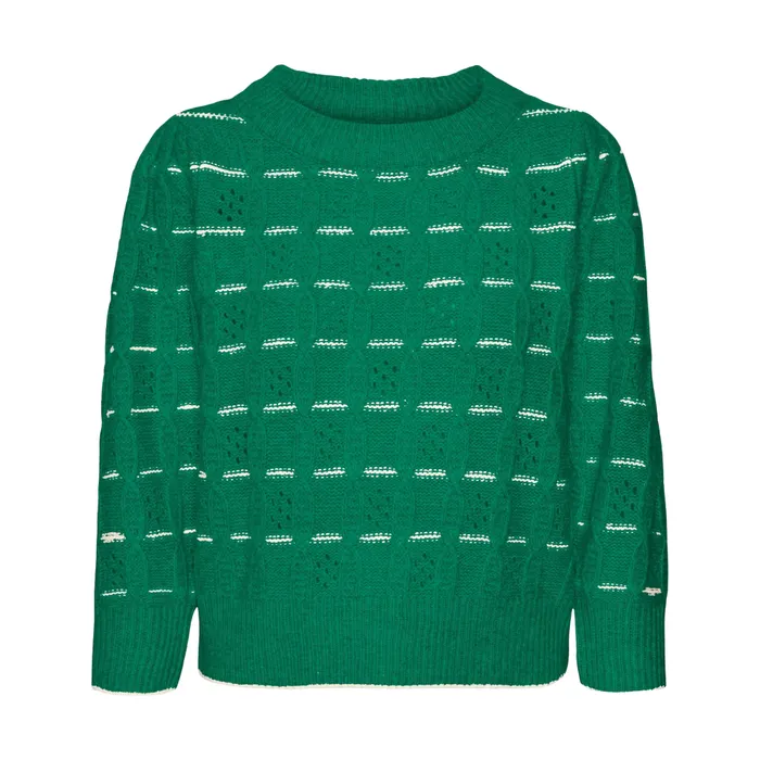 Vero Moda New Leonor 3/4 Crewneck Sweater Dames