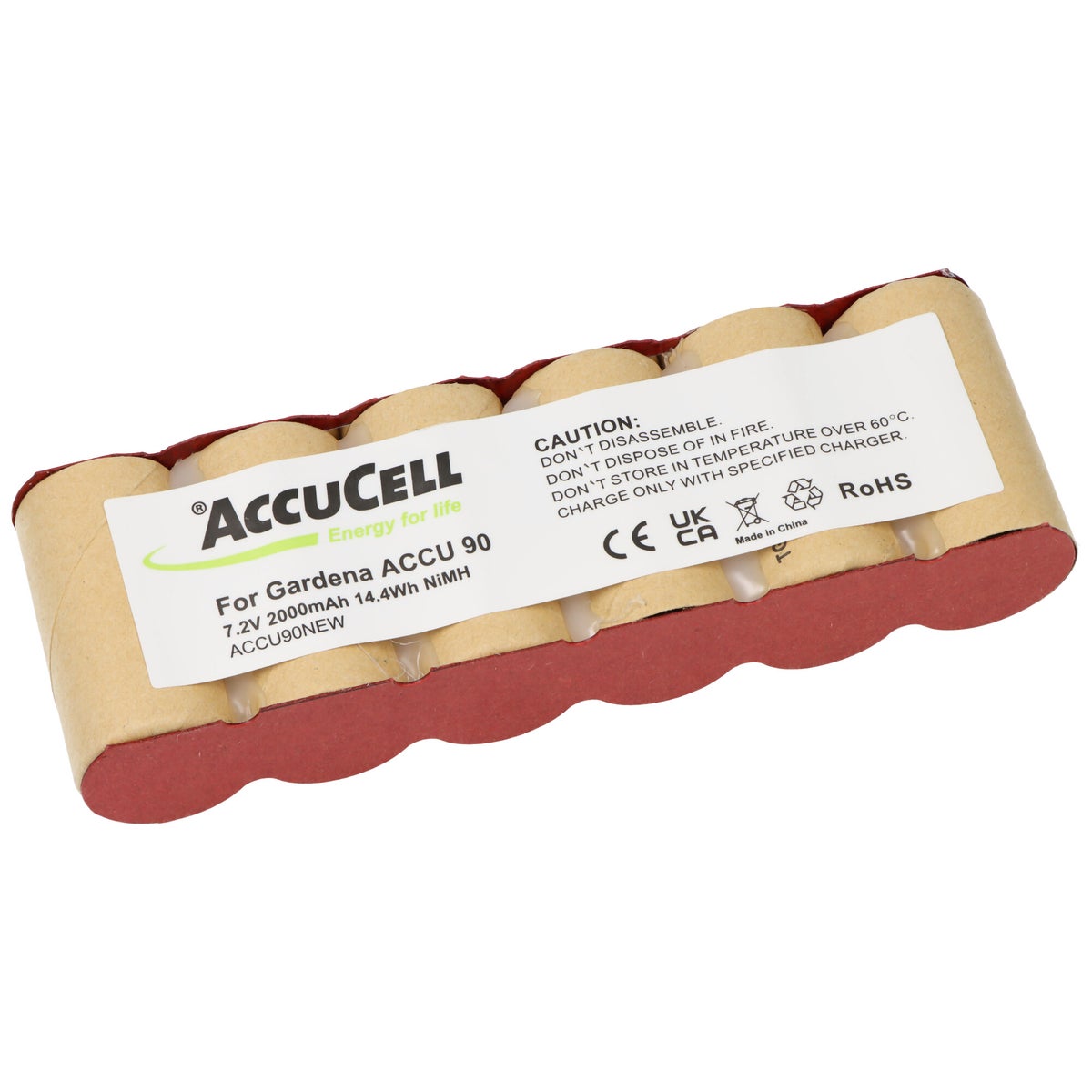 Accu compatibel met Gardena ACCU 90, ACCU90 NiMH accu Accu90, Gardena 8804, 8804-20