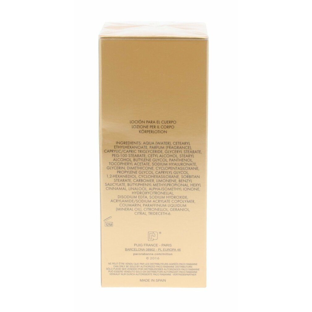 Paco Rabanne Lady Million Sensual Body Lotion