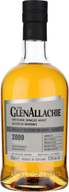 GLENALLACHIE 15 YEARS 2009 SAUTERNES 70CL