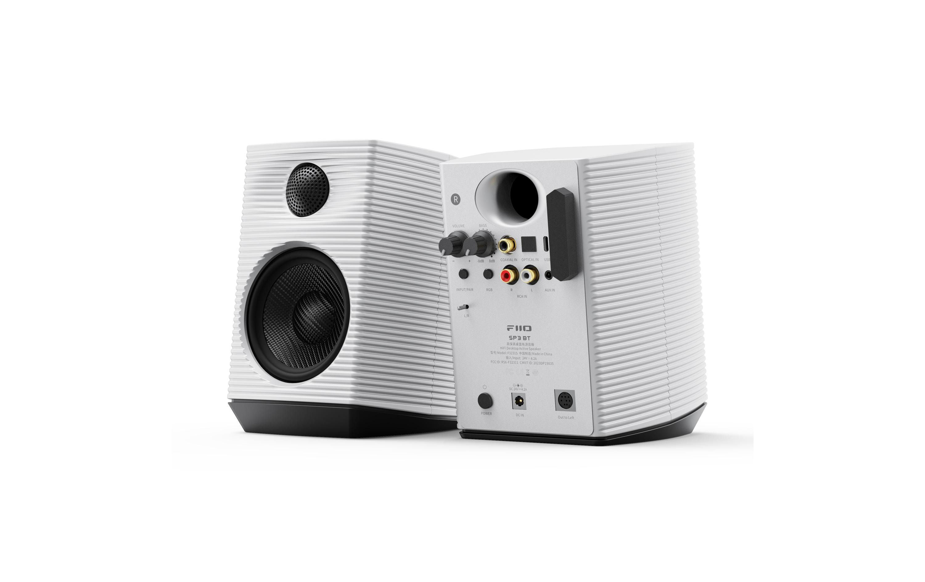 Regallautsprecher Paar SP3 BT Weiss<br>Aktives Lautsprecherpaar mit Bluetooth