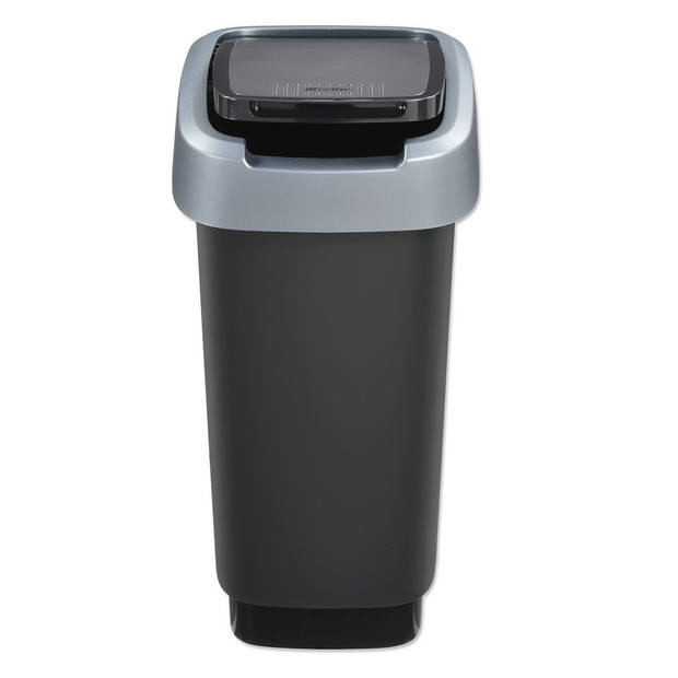 Rotho Twist afvalemmer 25 l - zwart