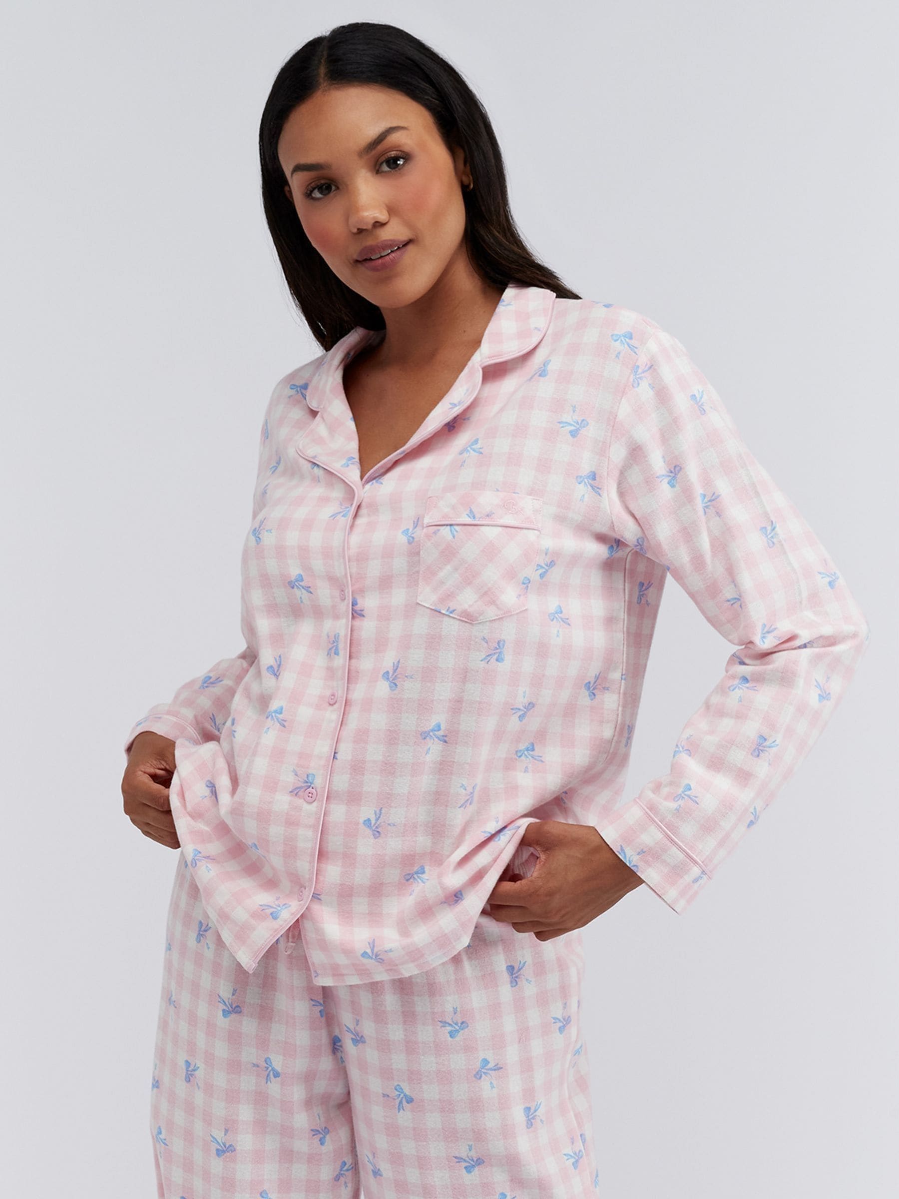 Roze/wit geruit - Boux Avenue Pyjamas In a Bag
