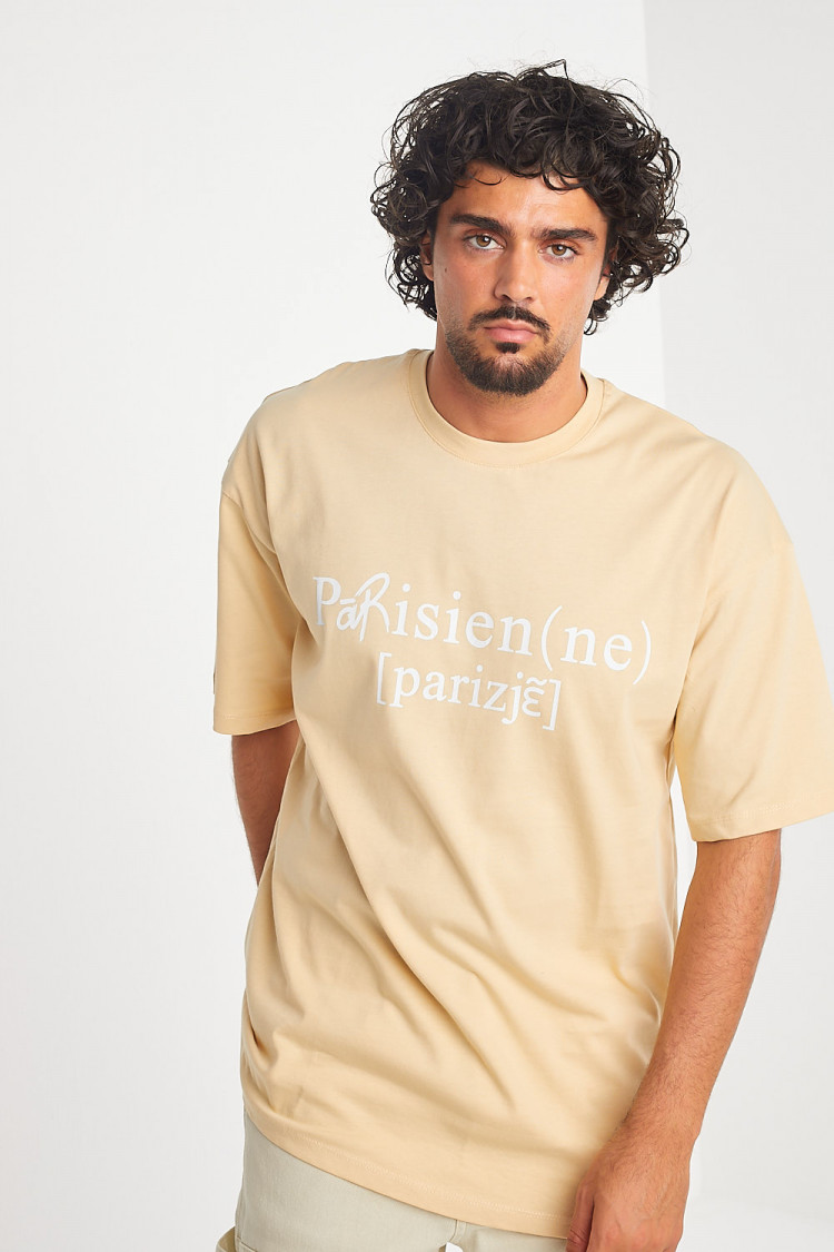 T-shirt beige 