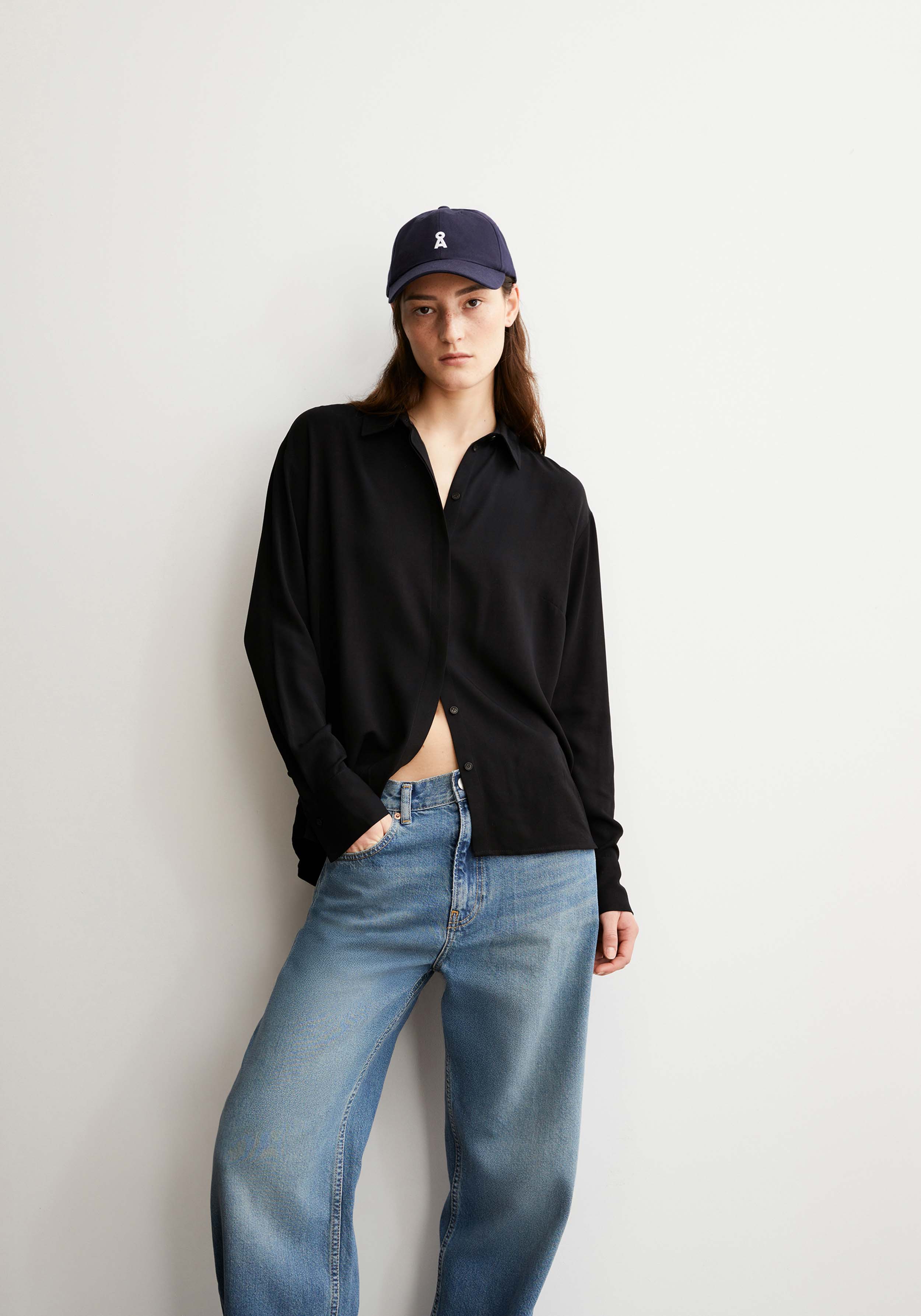 Armedangels Bluse Larisaana Longsleeve Black