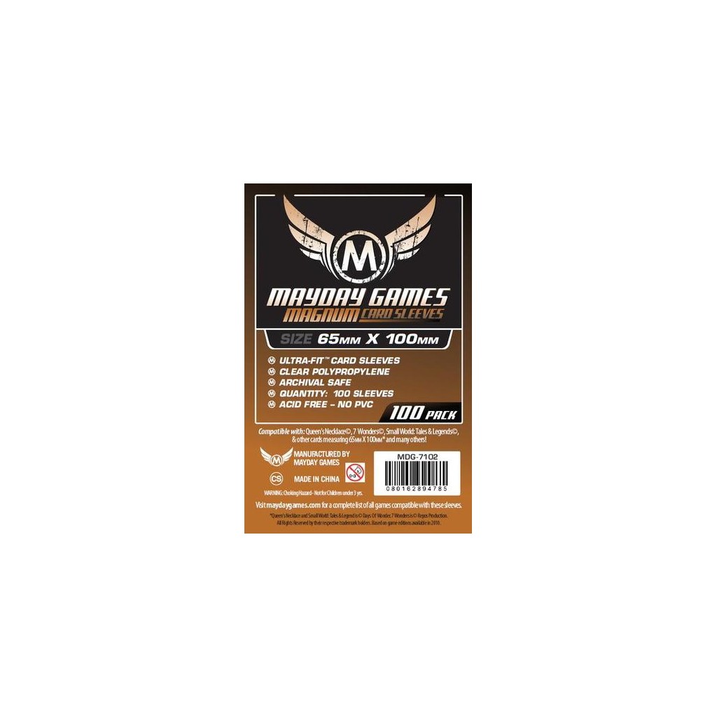 Mayday - Magnum Large Sleeves - 65x100mm - 100p