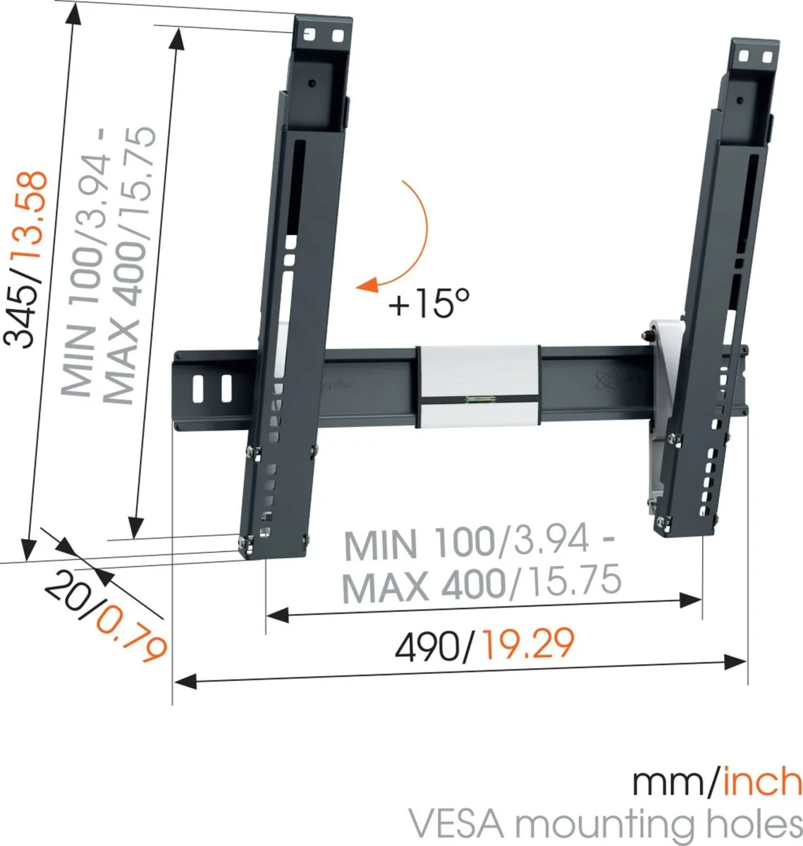 Vogel's Thin 415 Supports TV