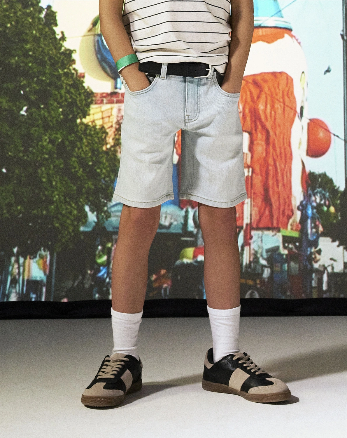 Jeans-Shorts NKMRYAN REG 1090-IO in light blue denim