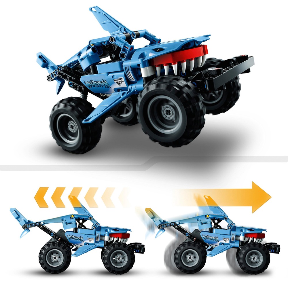 LEGO Technic 42134 Monster Jam Megalodon Rückzieh-Truck Spielzeug