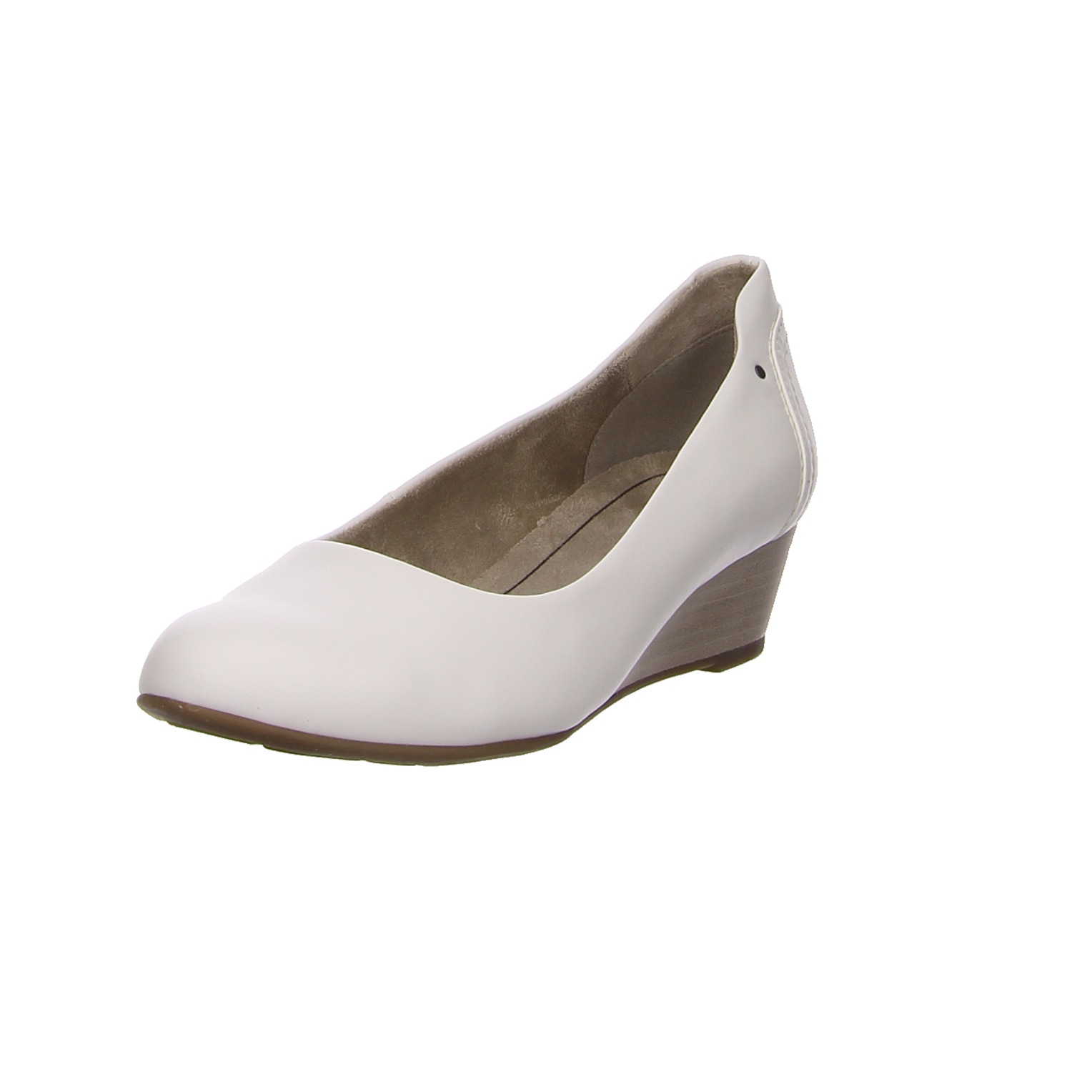 Jana shoes Pumps weiß weiss/weiss kombi