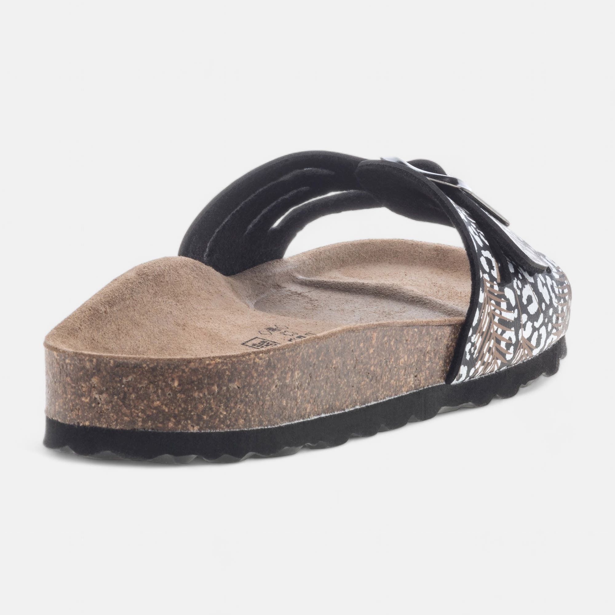 Mules semelle liège Femme noir