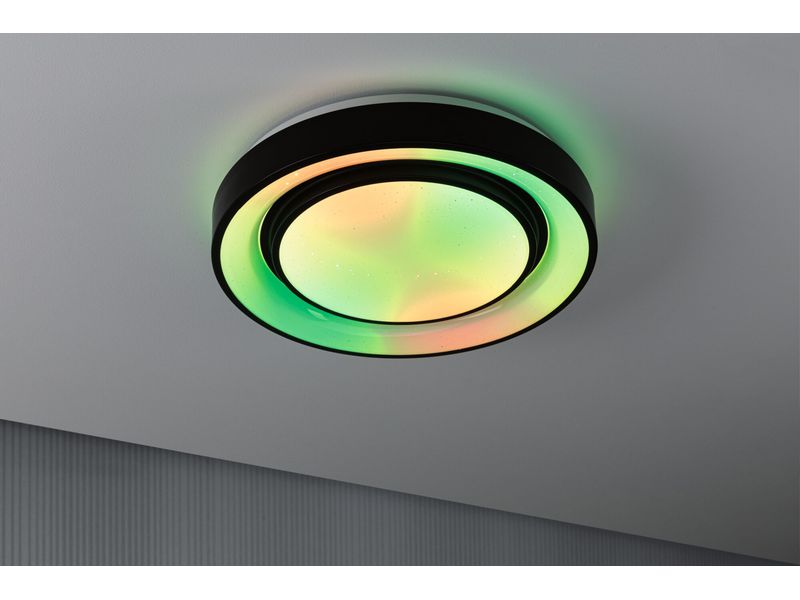 Paulmann Deckenleuchte LED Rainbow mit Regenbogeneffekt Dimmbare Wohnraumleuchte