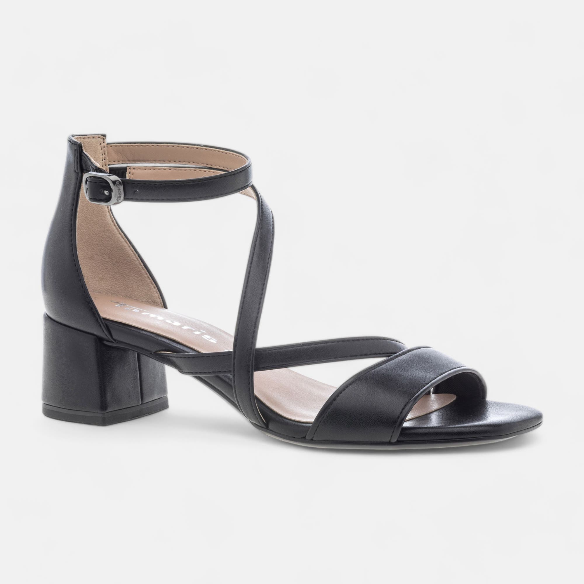 Nu-pieds à talon Femme noir