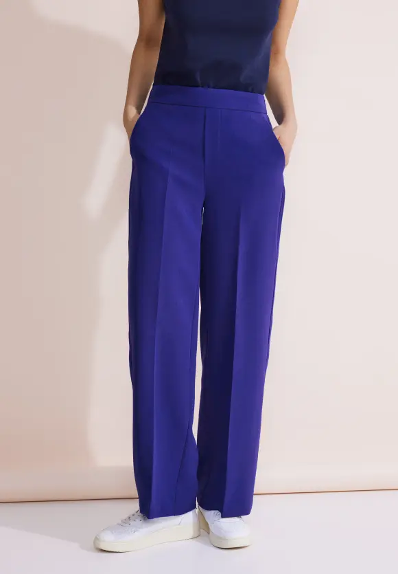 Loose Fit Twill Hose - intense royal blue