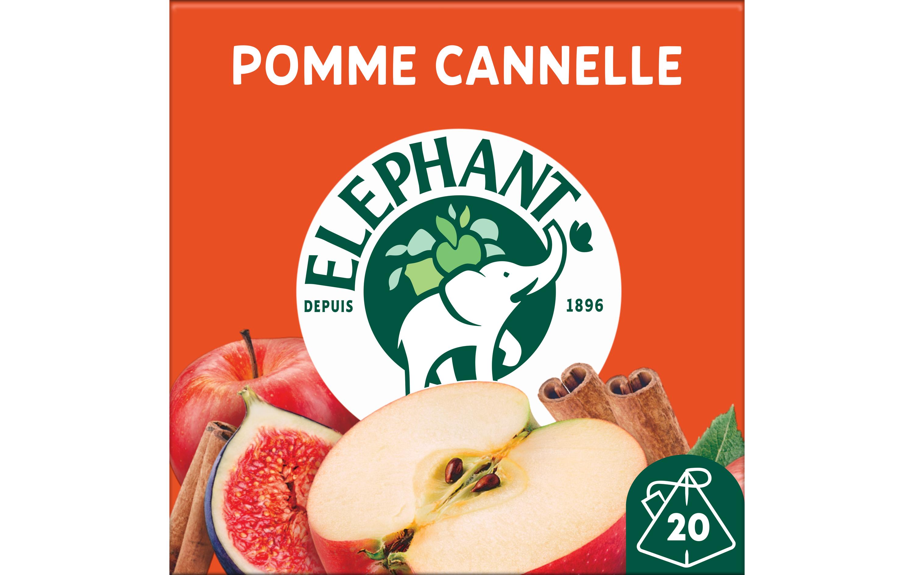 Teebeutel Infusion Pomme Cannelle 20 StückTee mit Apfel und Zimt