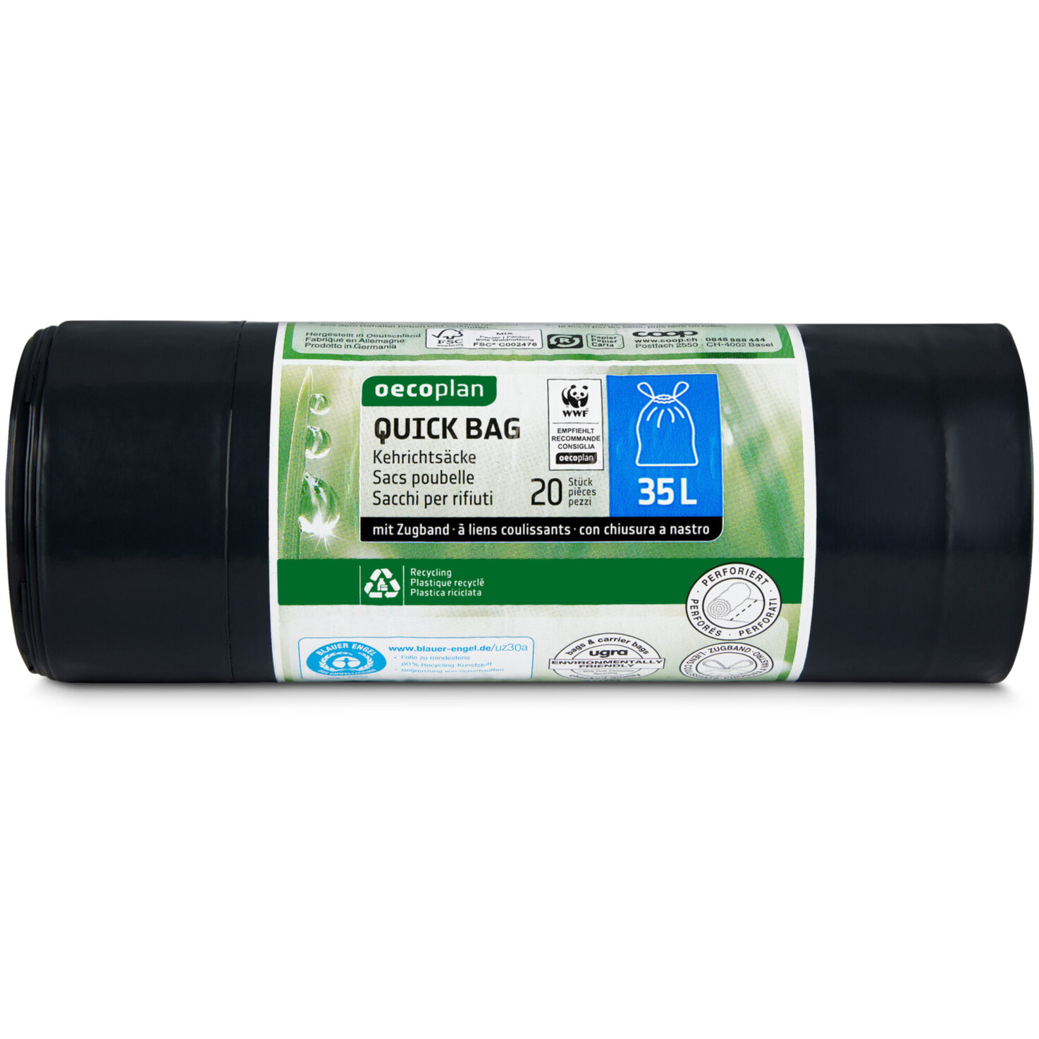 Oecoplan Quick Bag Abfallsack 35L 20 Stück