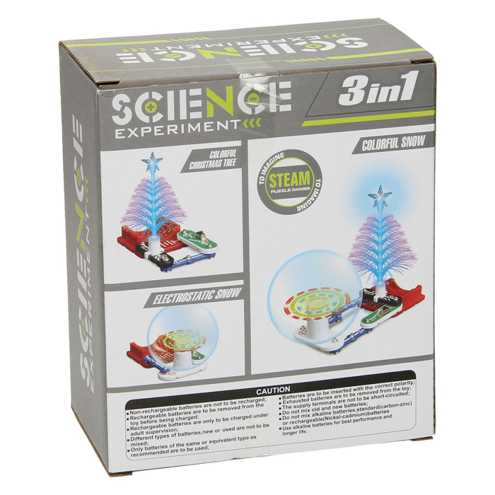 Science Experiment Gekleurde Sneeuw3in1