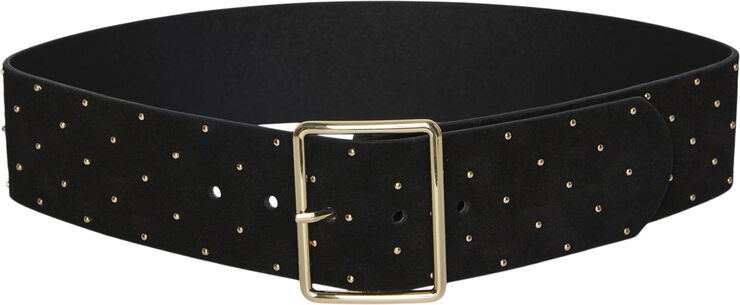 Pieces PCMULKA SUEDE STUDDED WAIST BELT FC Sort