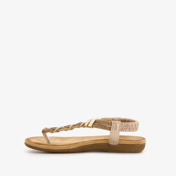 Blue Box meisjes sandalen goud met bandjes