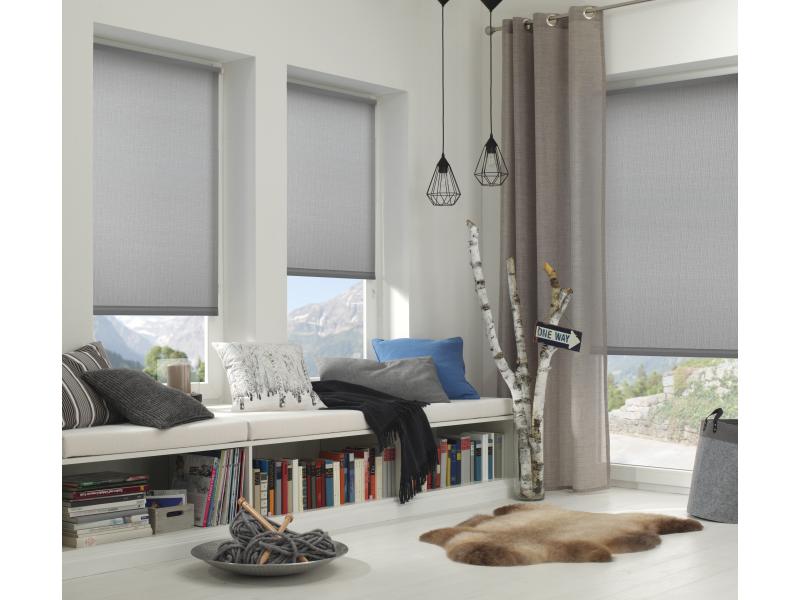 Gardinia Rollo Easyfix Hellgrau 60 x 150 cm Rollo mit einfacher Montage