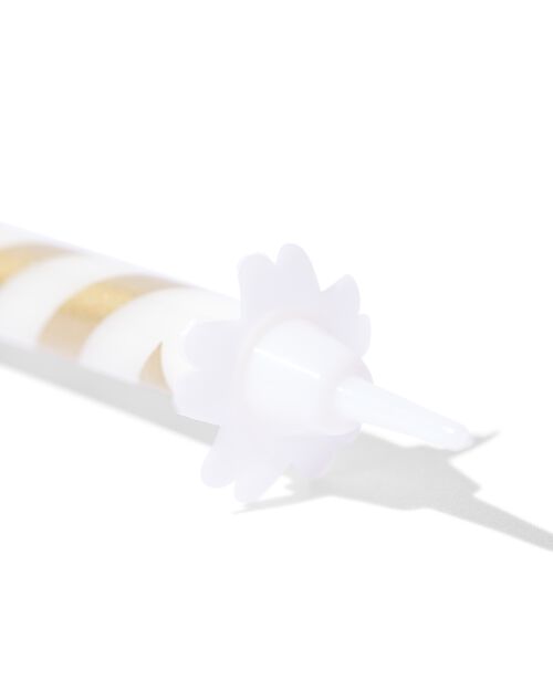 bougies de gâteau dorées lot de 10