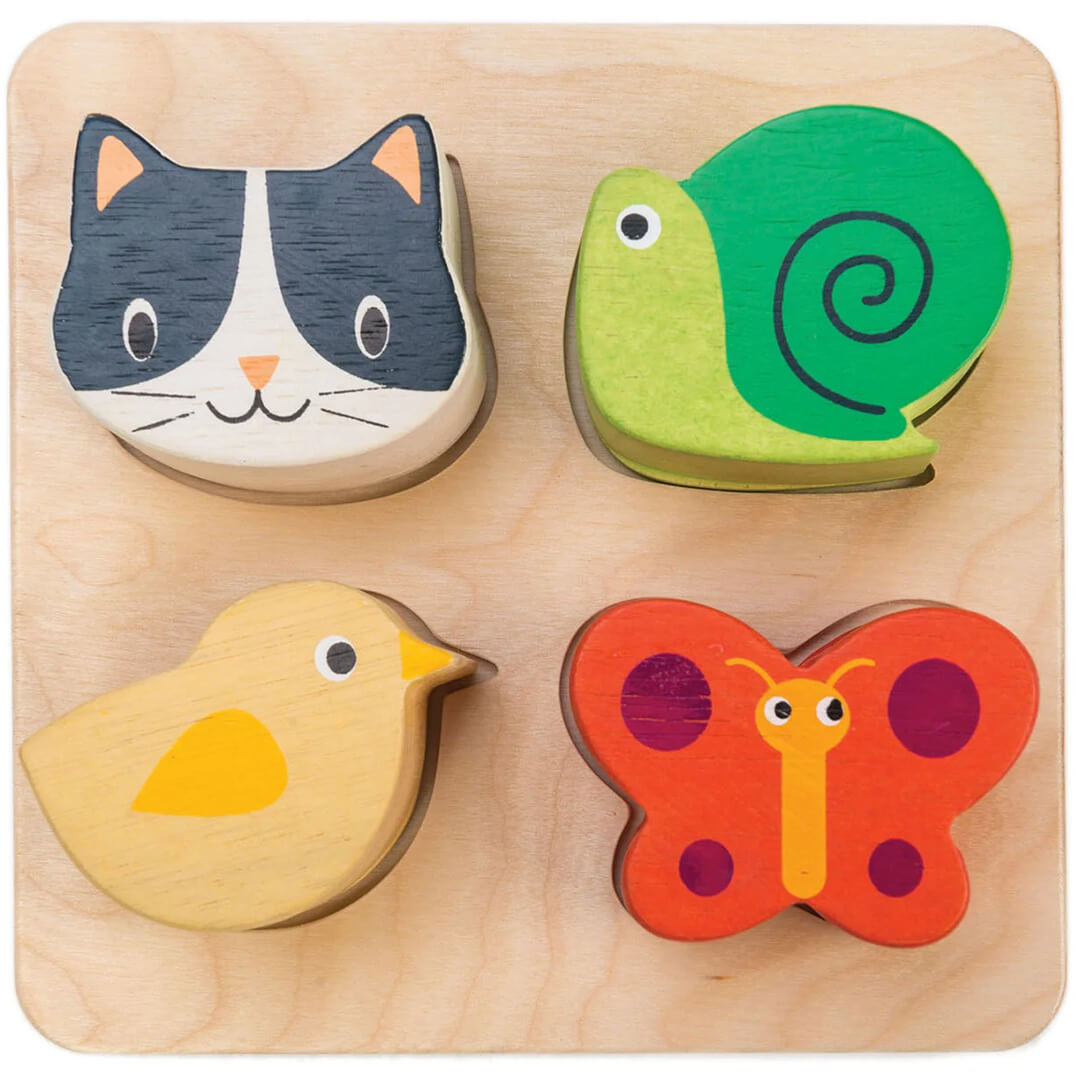 Tender leaf toys sensorische puzzel - 4st