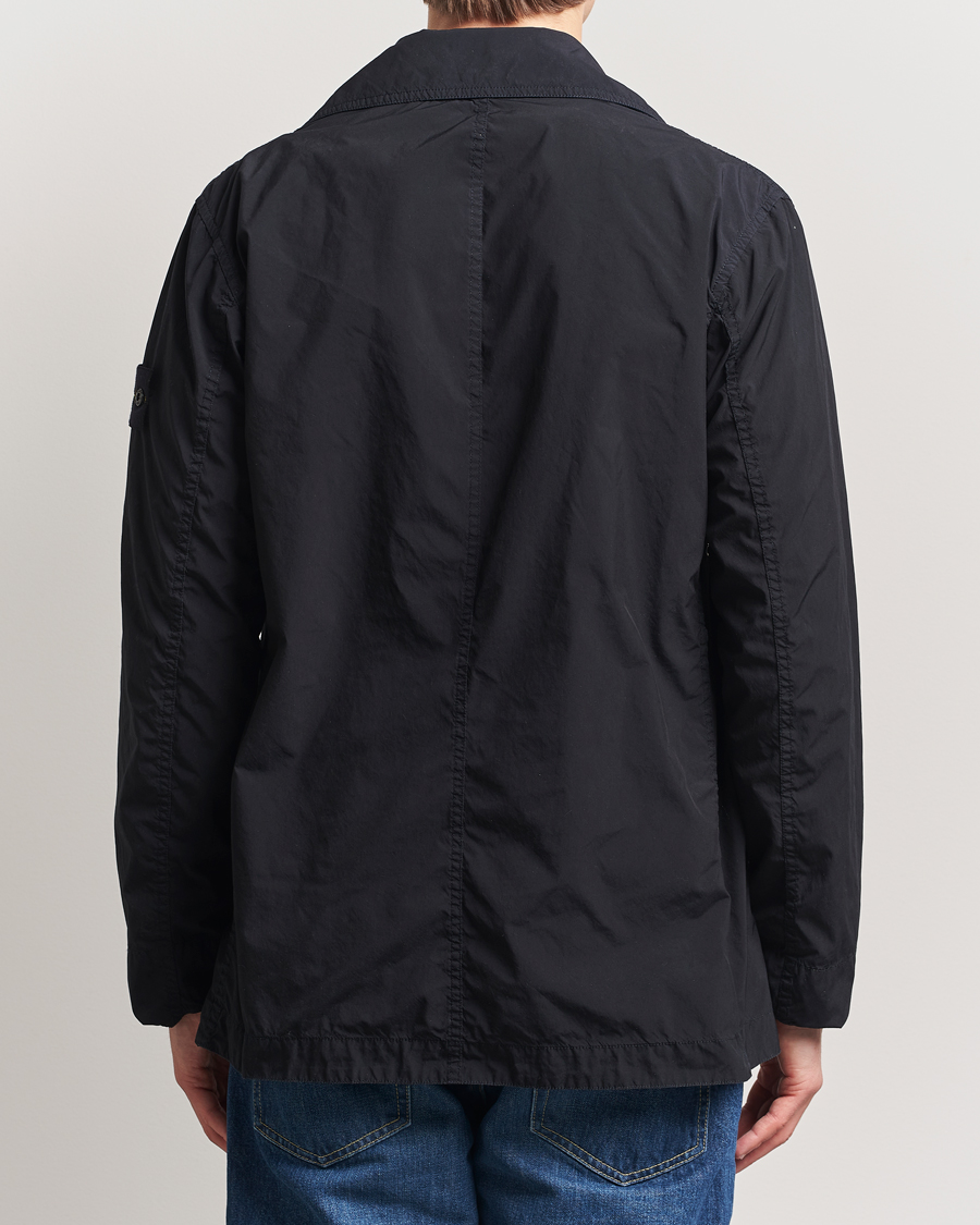 Stone Island Light Compact Touch Coat Navy Blue