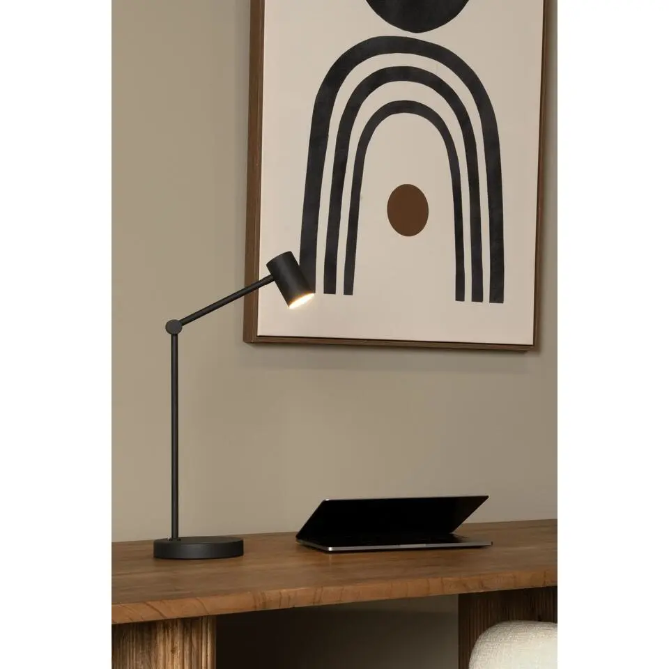 Lucide TIPIK Bureaulamp - Zwart