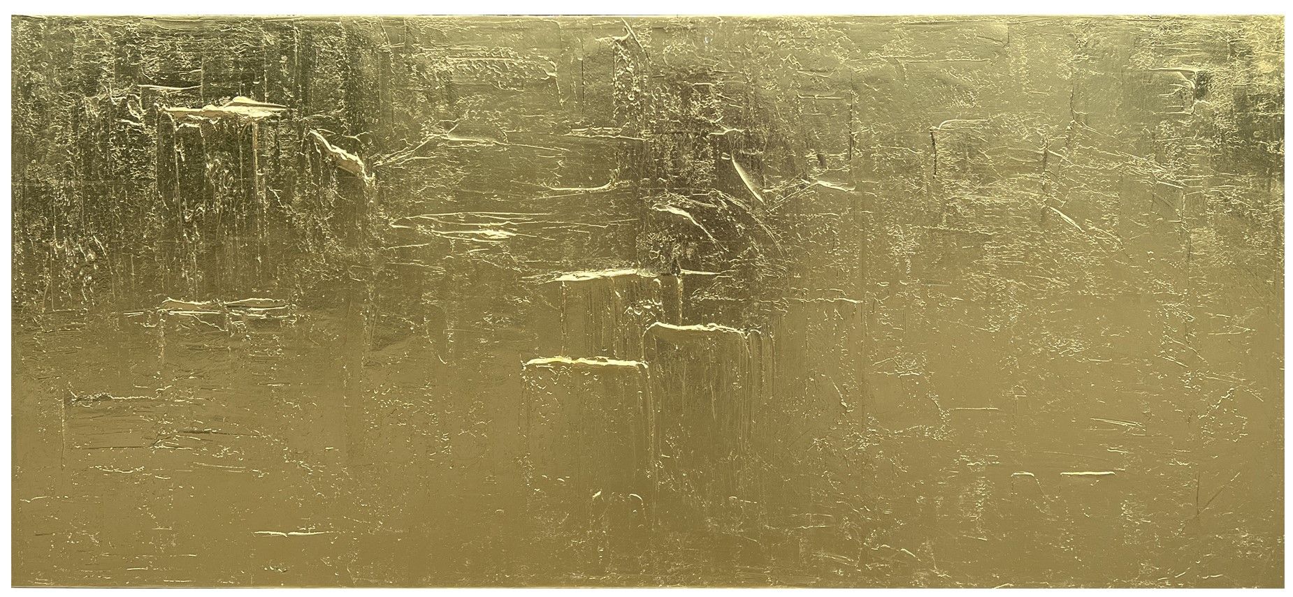 Schilderij Golden Plaque QA-025 Original Art B190 x H80 cm