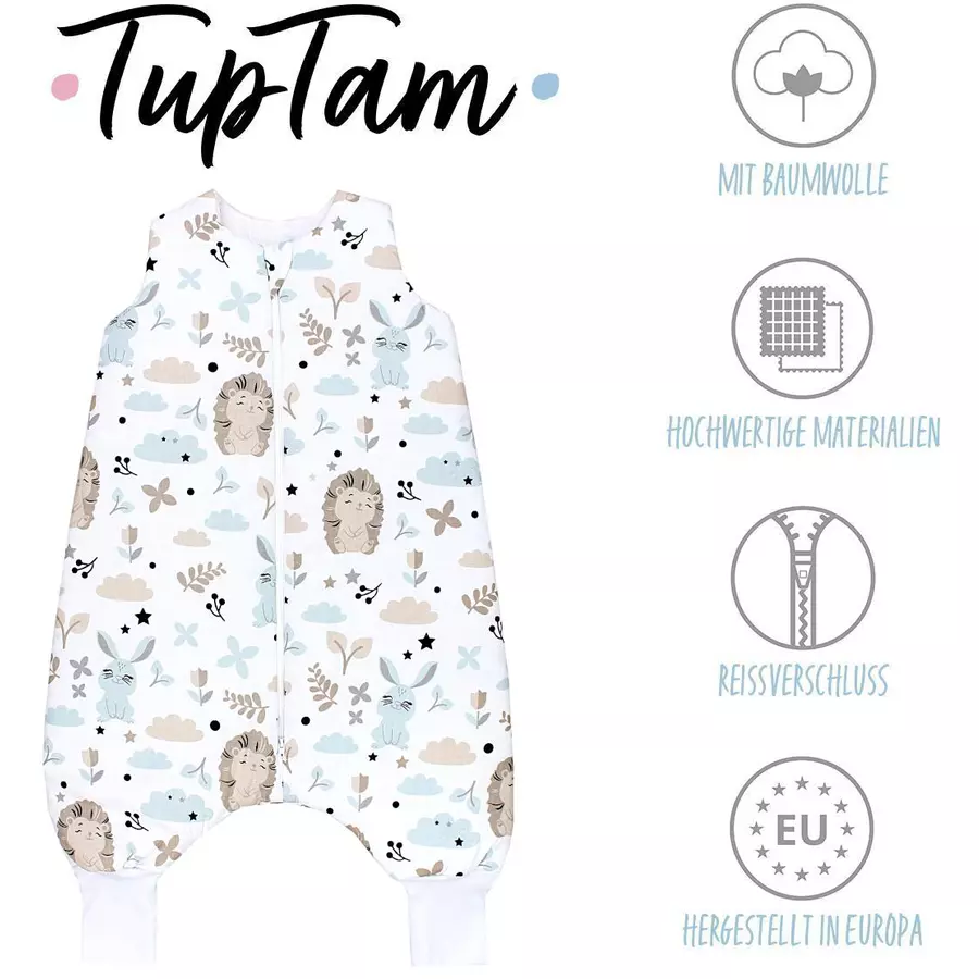 TupTam Baby Winter Schlafsack mit Beinen beige Modell 1
