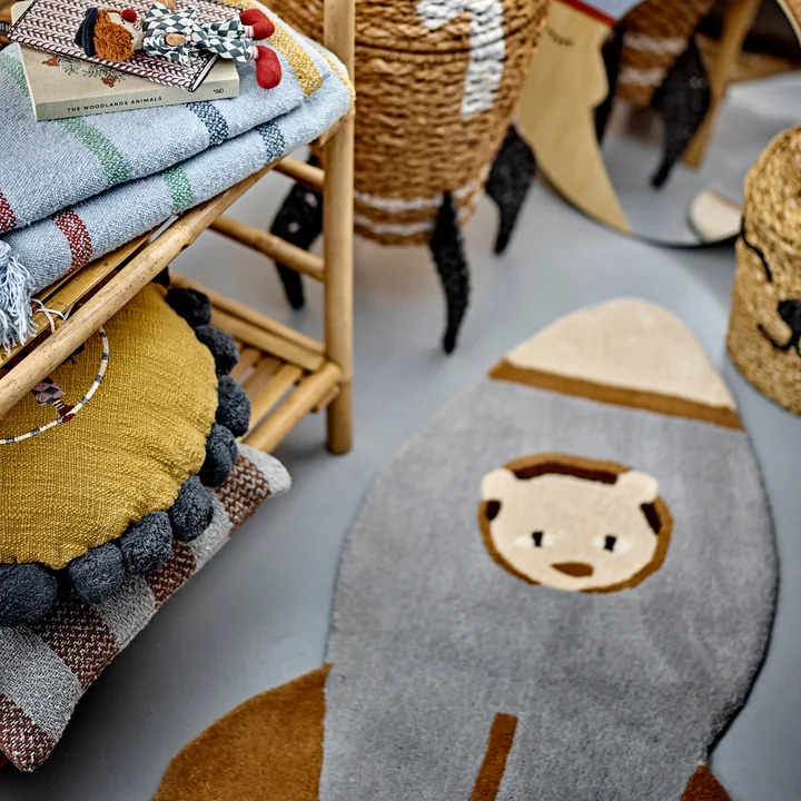Bloomingville Mini - Frey Decke, natur