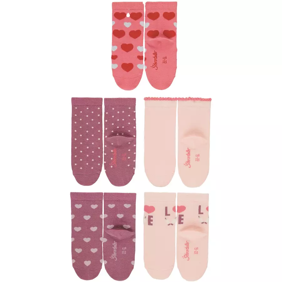 Sterntaler Söckchen 5er-Pack rosa