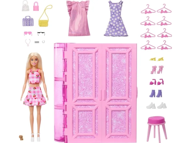 Barbie Fashion Fun Dream Closet w Doll