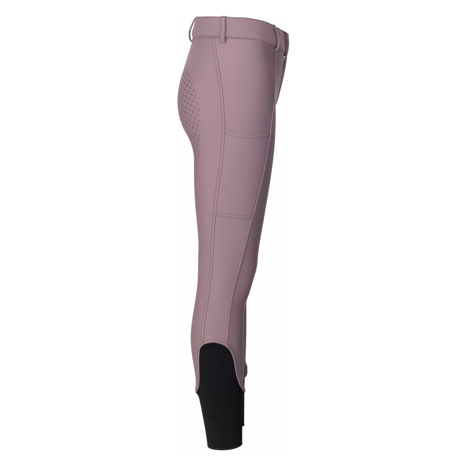 black forest kids Vollbesatz-Reithose Softshell Grip - vintage grape