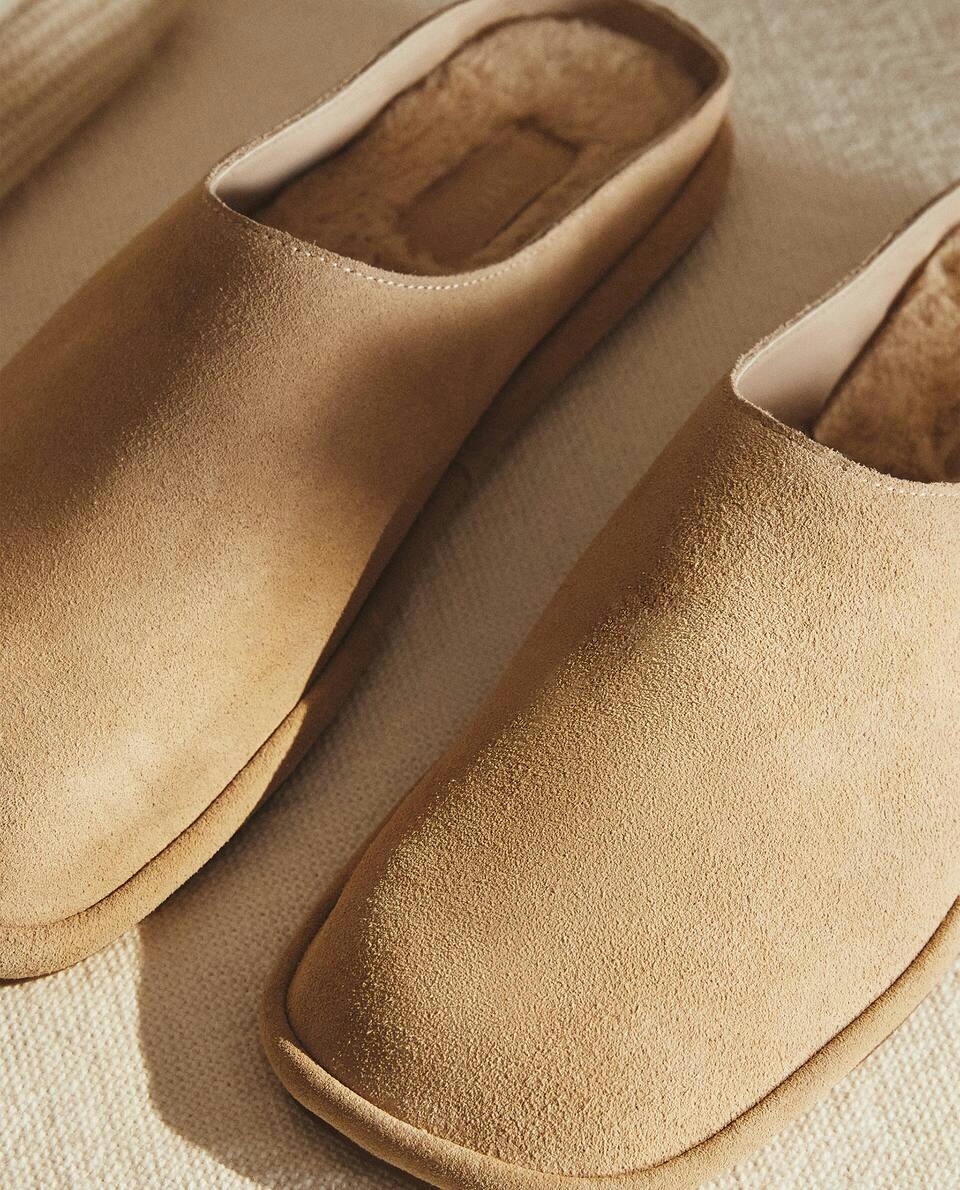 Chinelo Mule de Couro