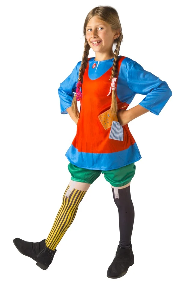 Ciao - Kostume - Pippi Langstrømpe (120 cm)