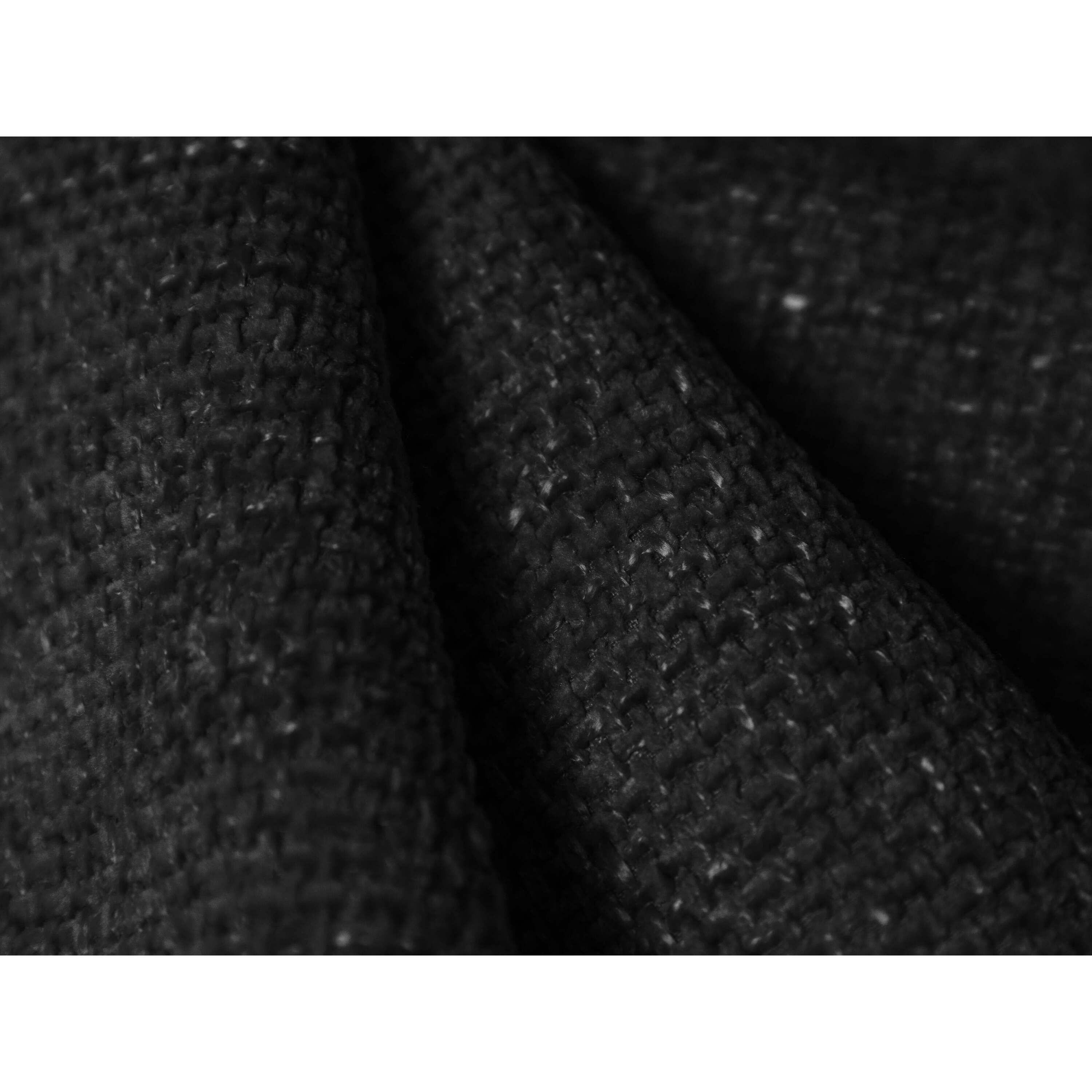 Cosmopolitan Design Chicago 4-zitsbank Rechts Open - Chenille - Zwart
