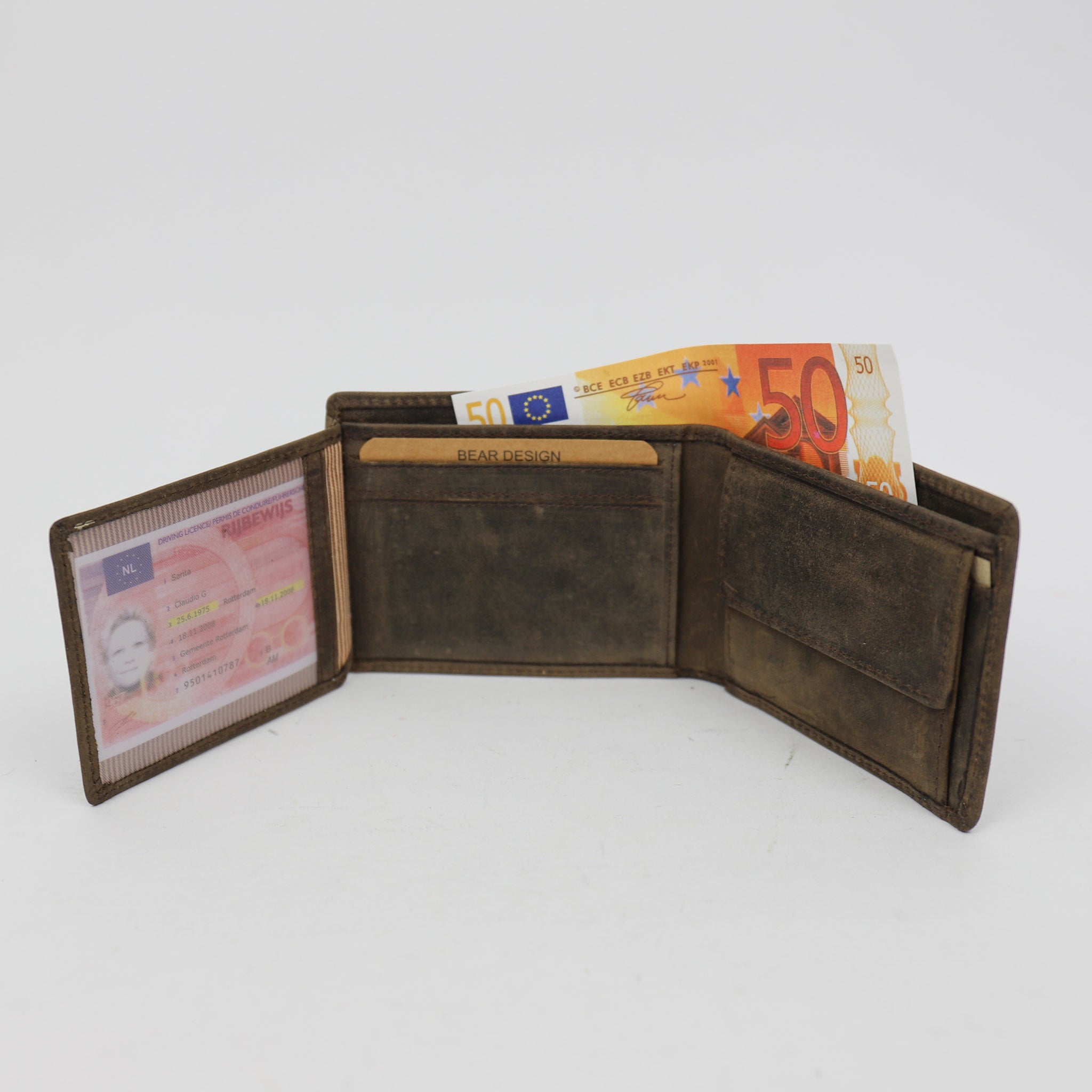 Billfold 'Lucas' bruin Bruin
