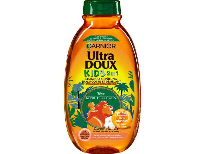 Garnier Shampoo und Spülung Kids 300 ml Haarshampoo und Spülung für feines Kinderhaare für sanfte Reinigung