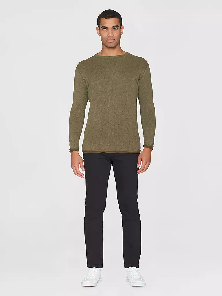 KNOWLEDGE COTTON APPAREL Pullover olive