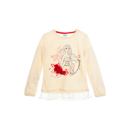 TEAM HEROES  - T SHIRT REINES DES NEIGES / FROZEN - Rose