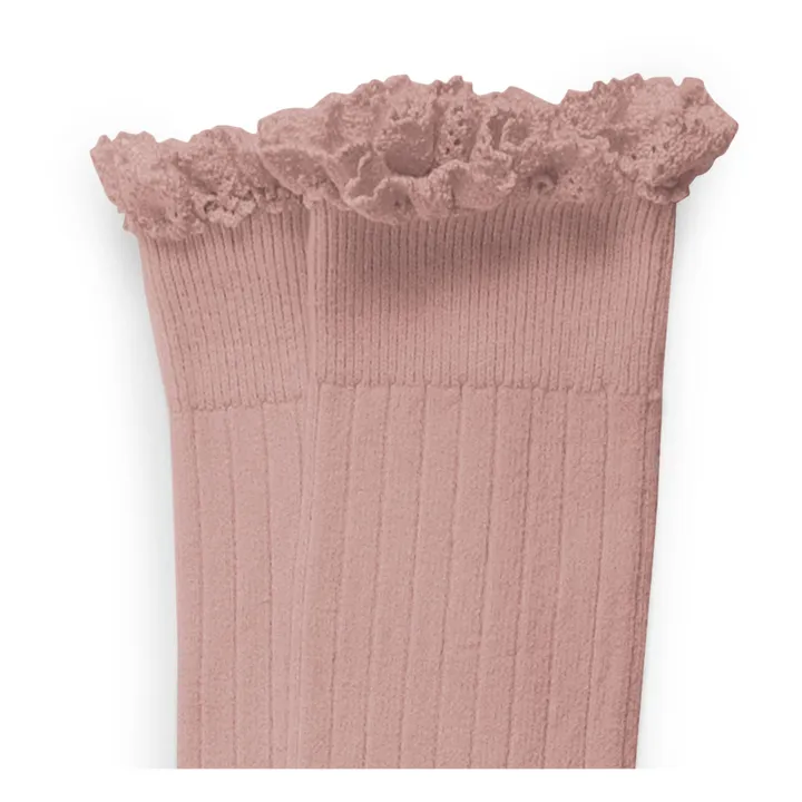 Collégien Chaussettes Joséphine | Vieux Rose