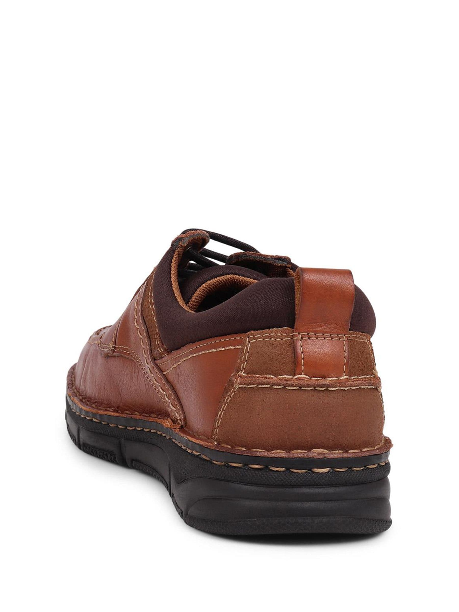 Pavers - Bruine leren veterschoenen