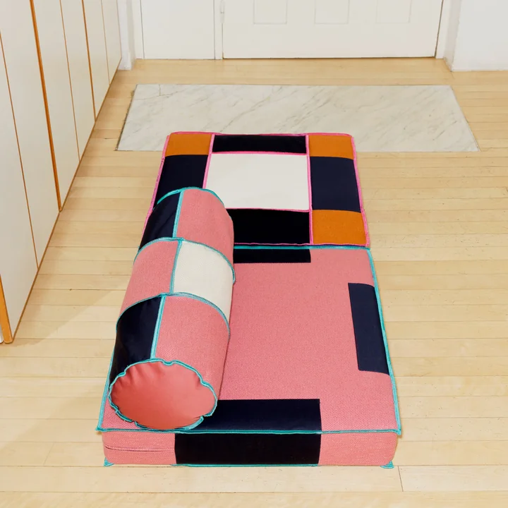Juslin Maunula - Floor Pouf, marble peach