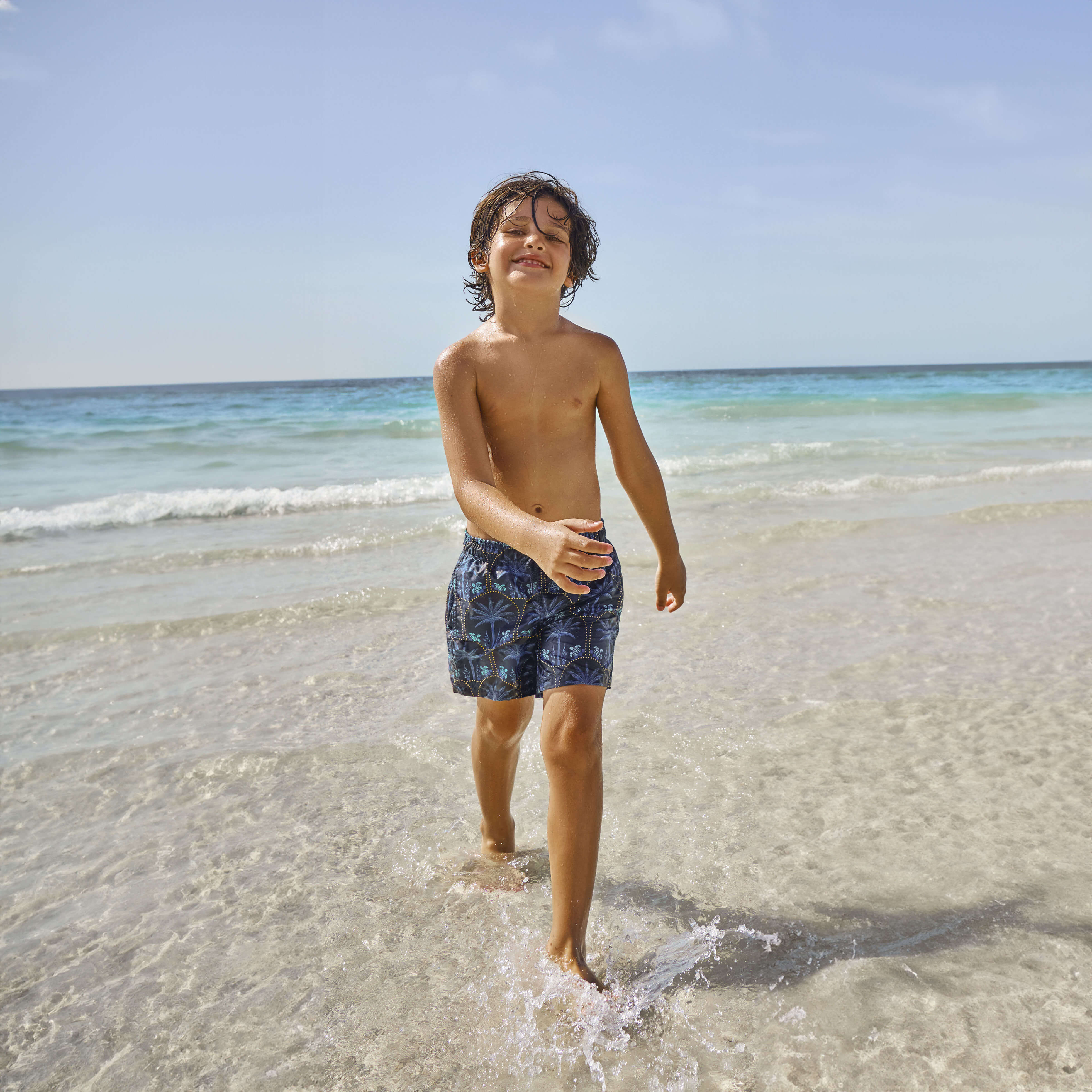 Maillot de Bain Garçon Vilebrequin x Abu Dhabi | Site Vilebrequin | JIMZA303