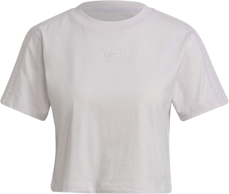 adidas cropped tee White