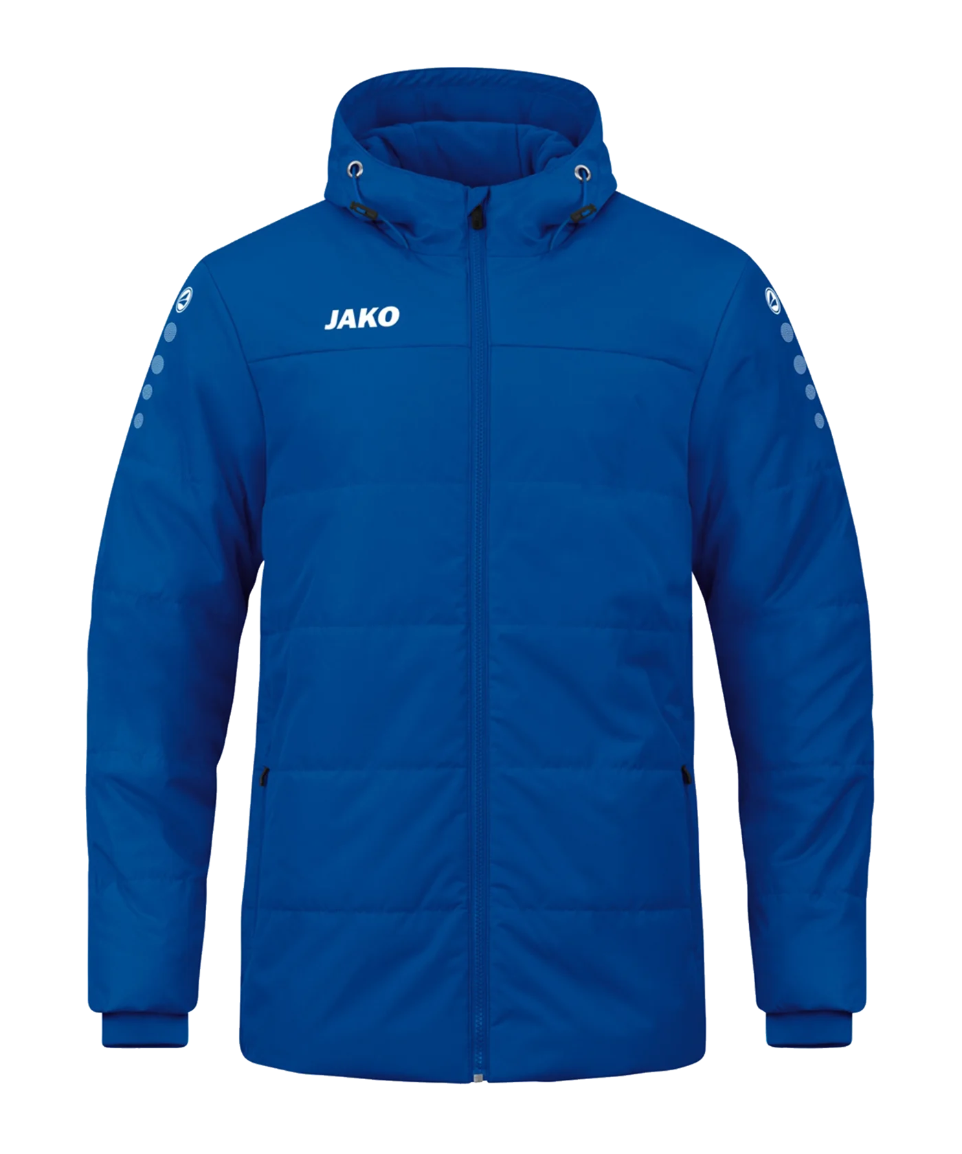 JAKO Team Coach Kapuzenjacke Kids Blau F400